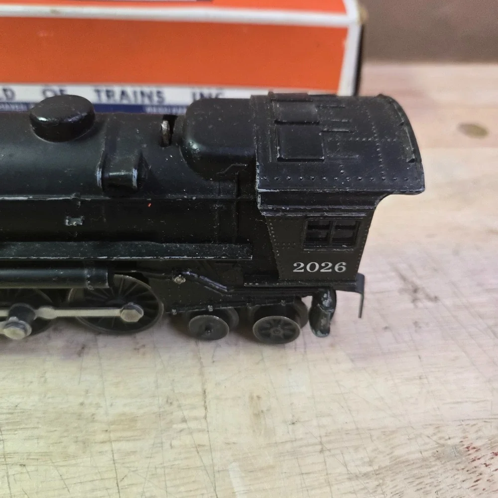 Lionel Vintage Original 2026 Locomotive With Smoke Chamber With Box, 1940's